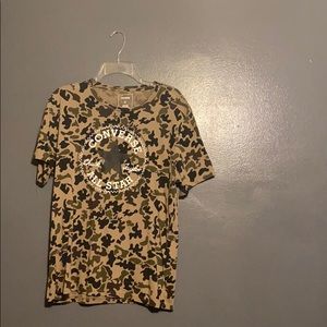 Converse camo men tshirt size M